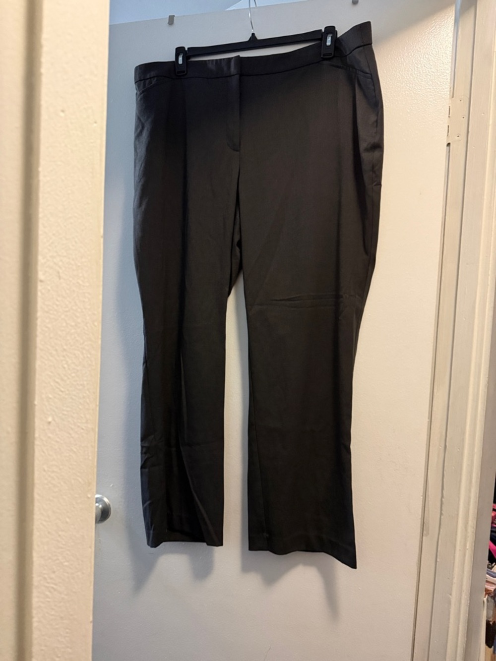 Apt. 9 Black Straight-Leg Dress Trousers
